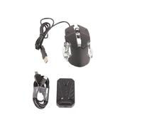 Hamwesh Tastiera da Gioco, Convertitore Tastiera e Mouse Plug and Play Sensazione Meccanica da Gioco con una Sola Mano, Portatile con Targeting Rapido e Voce Bidirezionale per,