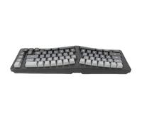 Hamwesh Tastiera da Gioco RGB, Layout dei Tasti a Forma di V Tastiera da Gioco Ergonomica Cablata, a 69 Tasti con Cavo di Tipo C Staccabile 16 Milioni di modalità di Retroilluminazione a Colori per