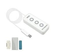 Hamwesh Tastiera Macro Personalizzata, Mini Tastiera a 3 Tasti con Assorbimento Magnetico per Copia Incolla da Ufficio, Connessione USB, Struttura ABS, Compatibile con più Dispositivi (HK33UBM)
