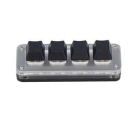 Hamwesh Tastiera Tasto Mini 4 USB, Tastiera Gioco Meccanica a una Mano RGB RGB con Macro Pad Programmabile per PC Office di Gioco