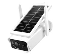Hamwesh Telecamera di Sicurezza, Telecamera di Sicurezza Wifi Wifi Wireless Wireless con Batterie Ricaricabili a Energia Solare per Visione Notturna a Due Vie Parlano di Rilevamento umano.