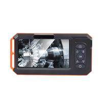 Hamwesh Telecamera per Endoscopio Industriale, Telecamera Periscopio Impermeabile IP67 a Doppia Lente IPS HD 1080P da 5 Pollici, di Ispezione con Cavo Semirigido da 16,4 Piedi per Manutenzione Auto,