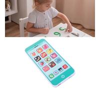 Hamwesh Telefono Giocattolo per Bambini, Touch Screen Educativo Simulato Cellulare con Effetti Sonori Musicali Smartphone per Bambini Gioca a Telefono per Materiale Plastico Sicuro per la Prima