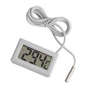 Hamwesh Termometro Digitale LCD, Mini Display LED per Incubatrice per Rettili in Serra, Termometro per Raffreddamento Ad Acqua Ad Alta Precisione, Batterie LR44
