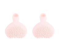 Hamwesh Timbro per Lentiggini, Applicatore di Lentiggini Finte in Silicone Elastico 2 Pezzi con una Sola Pressione, Strumento di Trucco Portatile per Donne, Finte Realistiche (PINK)