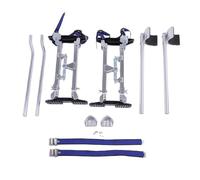 Hamwesh Trampoli per Cartongesso, Regolabile da 24"-40". (SILVER) | Trampolino per Utensili in Alluminio, capacità di Carico di 125 Kg, per Verniciatura di Cartongesso, Nastratura
