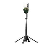Hamwesh Treppiede per Selfie Stick, Treppiede Estensibile per Cellulare Da 31 Cm a 150 Cm Con Luce, Telecomando Wireless E Supporto per Telefono Compatibile Con Smartphon 12 a 17