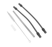 Hamwesh Tubo Per Il Latte, Silicone Per Alimenti Resistente Alla Temperatura Da -60°C a 200°C Tubo Per L'Aspirazione Del Latte, Di Ricambio Per Macchina Da Caffè Con Set Di Spazzole Per La Pulizia