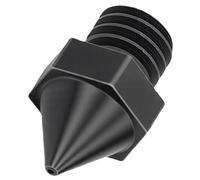 Hamwesh Ugello per Stampante 3D in Acciaio Temprato, Punta da 0,4 Mm Resistente all'usura Resistente Alle Alte Temperature per la Serie Raise3D Pro2 Pro3 E2, Placcato Ni Buona conduttività,