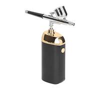 Hamwesh Vaporizzatore Facciale Portatile, Spruzzatore Facciale di Ossigeno Portatile Senza Fili USB, Spruzzatore Nano Nebulizzatore con Atomizzazione Fine e Batteria Incorporata per Trucco di (BLACK)