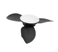 Hamwesh Ventilatore da Soffitto con Luce, Motore CC da 25 Pollici, luminosità Regolabile, Telecomando, 6 velocità, Luci a LED per Camera da Letto, e Soggiorno (BLACK)