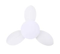Hamwesh Ventilatore da Soffitto con Luce, Motore CC da 25 Pollici, luminosità Regolabile, Telecomando, 6 velocità, Luci a LED per Camera da Letto, e Soggiorno (WHITE)