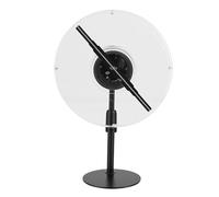 Hamwesh Ventola con Ologramma 3D, Proiettore Olografico a LED HD da 9,1 Pollici con Software per PC di Controllo Remoto WiFi e 234 LED, Risoluzione 1024x234 per Esposizione di Negozi (Spina europea)