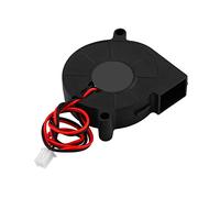 Hamwesh Ventola di Raffreddamento Radiale, 50x15mm, 12V, 6800 RPM, Basso | Kit soffiante Turbofan, connettore a 2 pin, raffredda parti calde ed estrusori, struttura ecologica, funzionamento