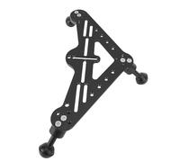 Hamwesh Vesto Stabilizzatore della Fotocamera Subacquea, Vassoio per Stabilizzatore Triangolare in Lega di Alluminio CNC con Thread Espandibile da 1/4 di Pollice per e (BLACK)