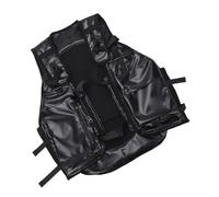 Hamwesh Zaino Gilet da Sci, Comodo Traspirante 3D con Cuscino Schienale Ad Alveare e 9 Tasche Portasci, Cinturino da Sci con Fibbie in Alluminio di Grado Aeronautico per Ed Escursionismo (M)