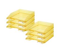 HAN 1026-X-25 Porta corrispondenza KLASSIK. Moderno, trasparente e brillante. Imballo 6 pezzi, trasparente giallo.