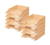 HAN 1027-X-881 - Portalettere classico, 10 pezzi, per ufficio, per documenti, formato A4/C4, colore: Arancione pastello