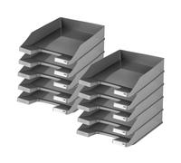 Han 10278 - 16 Portalettere Karma, DIN A4/C4, 100% materiale riciclato Grigio