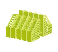 HAN 10x portariviste 10 cartelle portadocumenti classiche limone | Prodotto in Germania, formato A4/C4, 76x246x315 mm, vassoio per documenti, portadepliant, vassoio per documenti, per quaderni