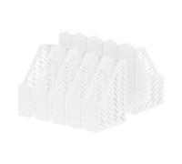 HAN 10x portariviste Portadocumenti autoportanti CLASSIC bianchi | Prodotto in Germania, formato A4/C4, 76x246x315 mm, vassoio per documenti, portadepliant, vassoio per documenti, per quaderni