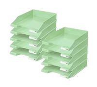 HAN 10x vaschetta portacorrispondenza CLASSIC verde pastello, formato A4/C4