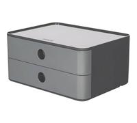 HAN 1120-19 - SMART-BOX ALLISON, cassettiera impilabile con 2 cassetti, colore: granite grey