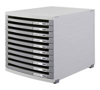 HAN 1510-0-19 Schubfächer DIN A4 DIN B4 DIN C4 Cassettiera Grigio luminescente