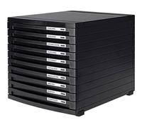 HAN 1510-13 CONTUR Cassettiera Nero DIN A4, DIN B4, DIN C4 Numero cassetti: 10