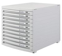 Han | 1510 | Scatole per cassetti | Contur | DIN A4/B4/C4, 10 cassetti chiusi grigio