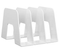 HAN 16200-12 - Raccoglitore per cataloghi SORTER - 1 pezzo, icona di design per ambienti moderni, pratico raccoglitore catalogo con 3 scomparti divisori, colore: Bianco