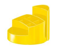Han 17460-90, Rondo, portapenne da scrivania, elegante, lucido, di qualità, con 9 scomparti New Colours Giallo