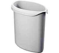 HAN 1x cestino gettacarte grigio chiaro, 2 litri, facile da pulire, bordo