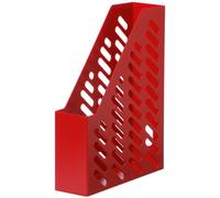 HAN 1x portariviste CLASSIC rosso A4/C4 76x246x315 mm con manico | Prodotto in Germania, formato A4/C4, 76x246x315 mm, vassoio per documenti, portadepliant, vassoio per documenti, per quaderni