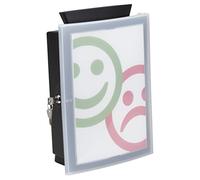 Han 4102, cassetta Image'in; la scelta innovative per urna elettorale, cassetta per donazioni o contributi nero