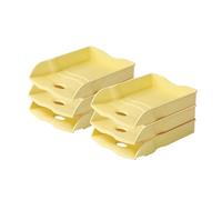 HAN 6x vaschetta portacorrispondenza RE-LOOP giallo pastello A4/C4 100%