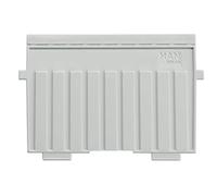 HAN 9026-11 - Piastra di supporto per schedari, in polistirene, formato A6 orizzontale, colore: Grigio chiaro