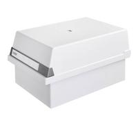 HAN 955-11 Scatola schedario Grigio luminescente Numero max. di schede: 1.300
