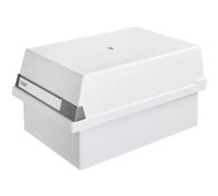 HAN 955-11 Scatola schedario Grigio luminescente Numero max. di schede: 1.300