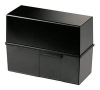 HAN 975-13 - Schedario per 450 schede formato DIN A5, in polistirolo, 228 x 171 x 102 mm, colore: Nero