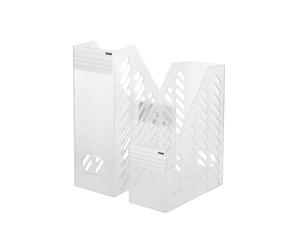 HAN Brillant 1603 - 12 - Raccoglitore documenti/Portariviste Classic XXL trasparente traslucido, 2 Pezzi