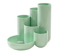 HAN Campus 17480-805 - Porta scrivania con 5 tubi e 1 ciotola, colore: Verde pastello