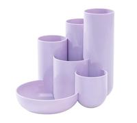 HAN Campus 17480-887 - Porta scrivania con 5 tubi e 1 ciotola, colore: Viola pastello