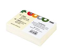 Han cartoncini per schedario DIN A7 orizzontale, effetto coccodrillo, 190 g/m², a righe, giallo, A8, 1