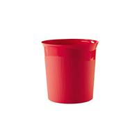 HAN cestino per la carta Re-LOOP - 6 UNITÀ, say yes to 100% recycled, capacità di 13 litri, design giovane e innovativo, stabile ed elegante, rosso, 18148-917