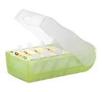 HAN CROCO 997-603 Scatola schedario Verde, Translucido Numero max. di schede: