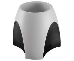 Han Delta - Portapenne da scrivania, 49 x 88 x 49 mm Grigio chiaro / nero