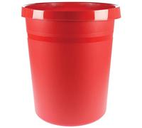 Han Grip 237/ - Bidone per carta, 312 x 350mm, 18L, con impugnatura integrata, colore: rosso