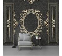 HAN MAN XIU Carta da parati 3D autoadesiva con classico effetto rilievo metallico, ideale come sfondo per il divano del soggiorno e per decorare la casa.