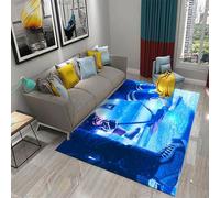 HAN MAN XIU Tappeti a tema hockey su ghiaccio, soggiorno, camera da letto, sala da pranzo, bagno, tappetini antiscivolo, decorazioni per la casa